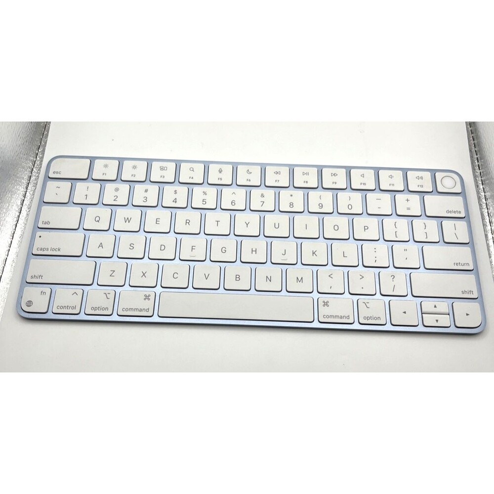 Apple Magic Keyboard with Touch ID A2449 Blue Very Good Fully Tested